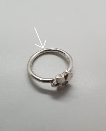 Ring Stjärna i 925 sterlingsilver