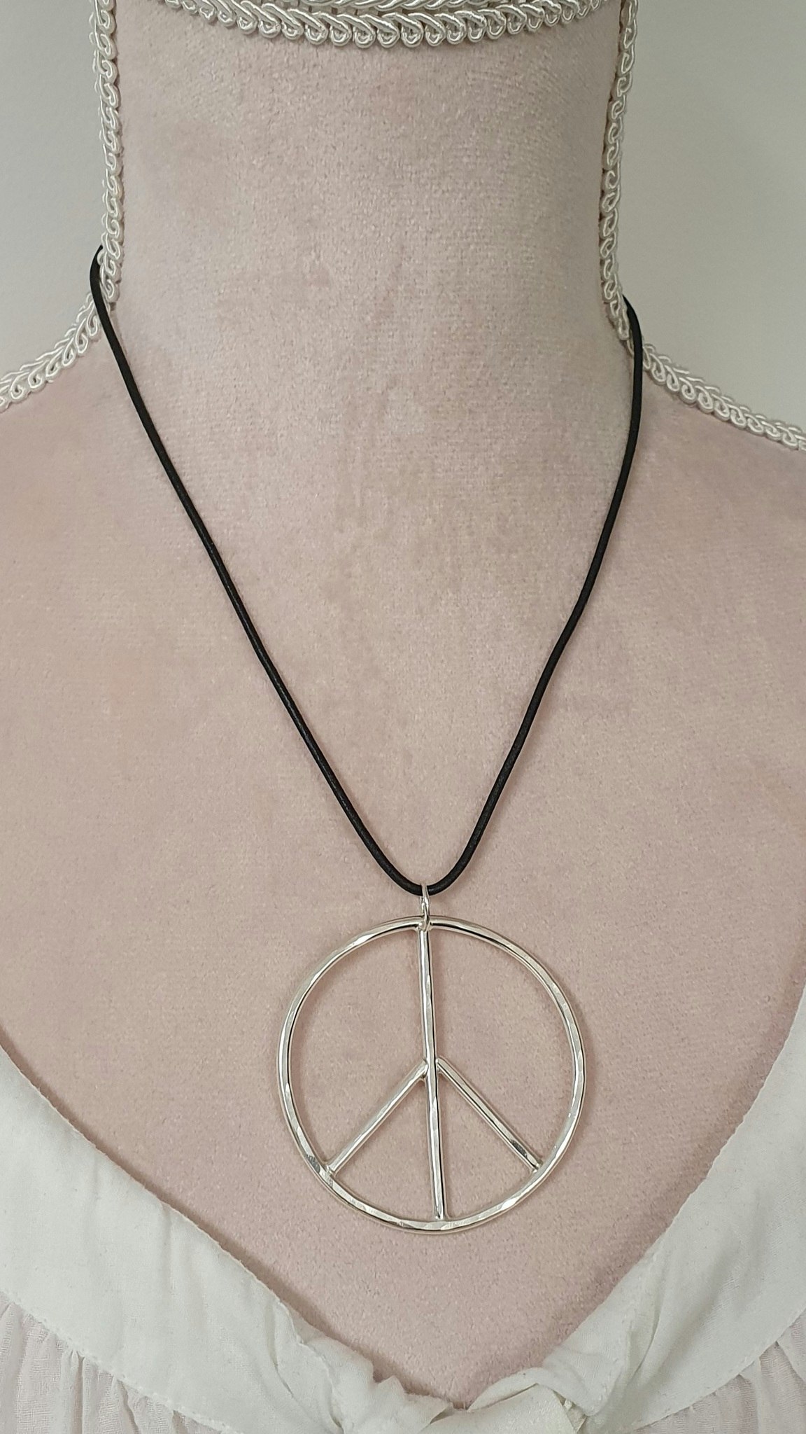 Halsband Peace i 925 sterlingsilver - Fina Smycken