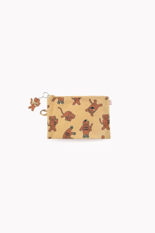 Tinycottons - Cats Pouch sand/brown