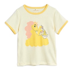 Mini Rodini Unicorn Noodles SP SS T-shirt Yellow