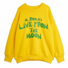 Mini Rodini Live From The Moon Sweatshirt Yellow