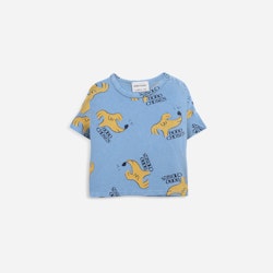 Bobo Choses Sniffy Dog All Over Short Sleeve T-Shirt