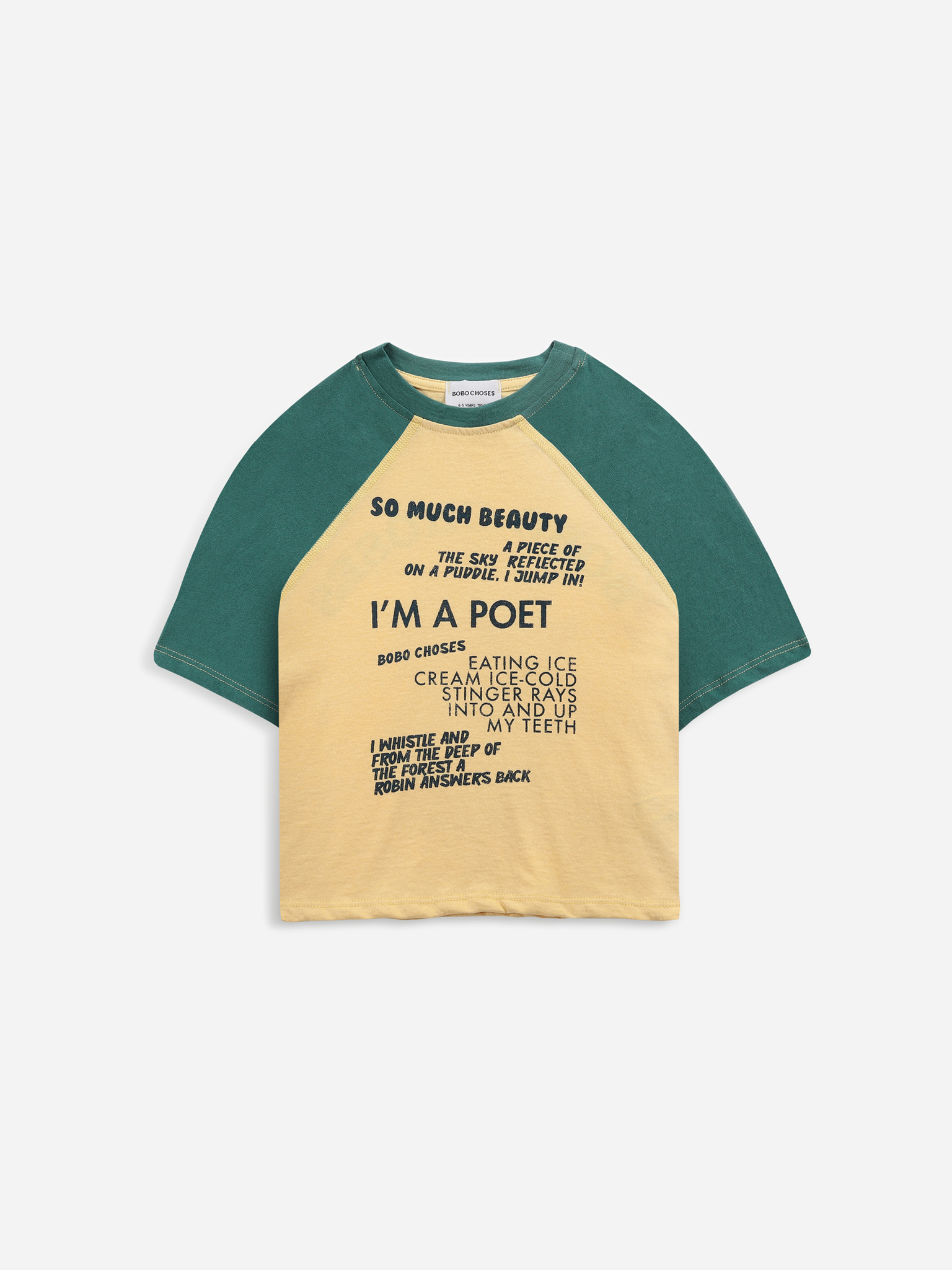Bobo Choses Poetry Bobo 3/4 Sleeve T-Shirt