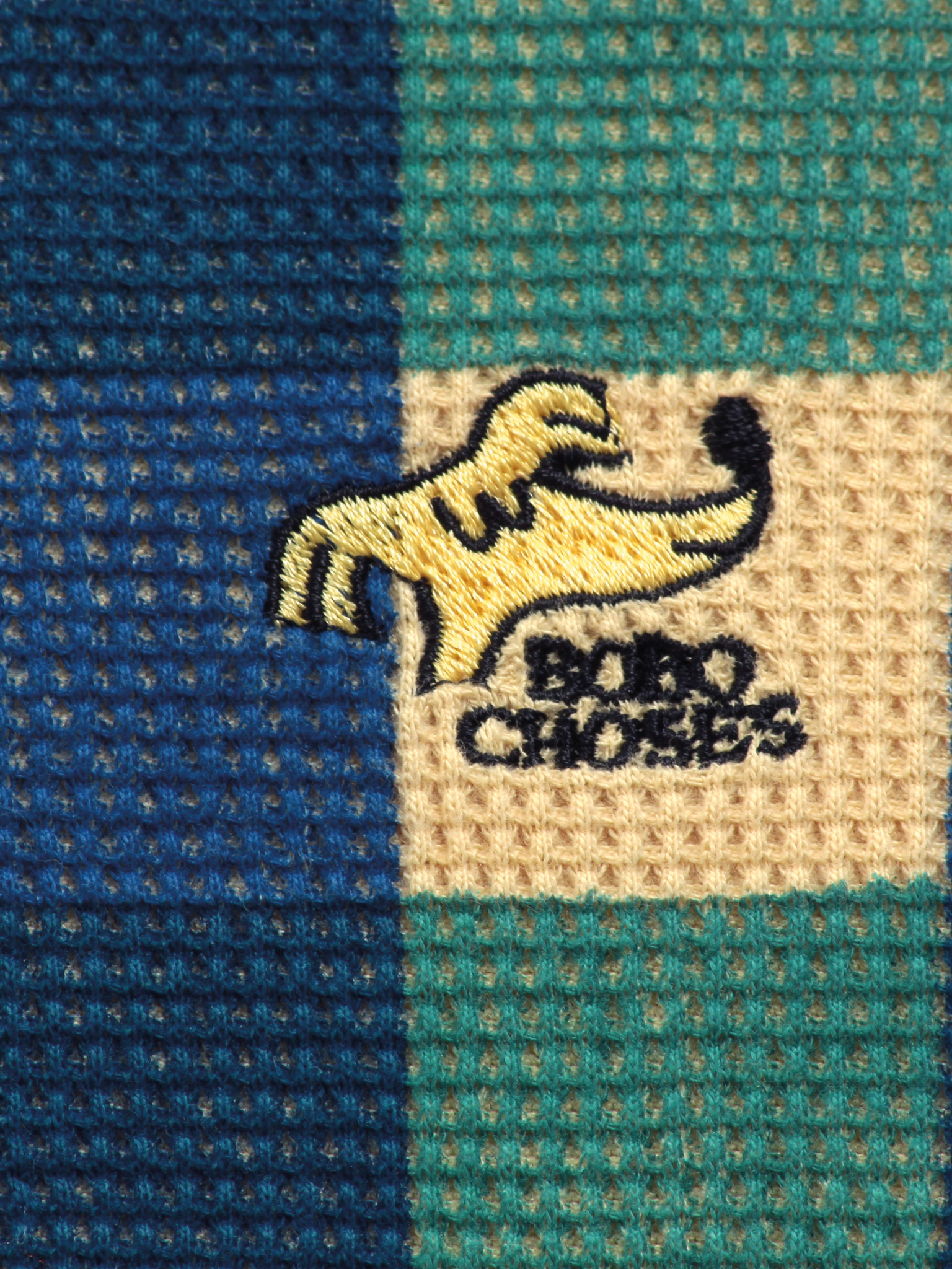 Bobo Choses Chekered Blue Polo