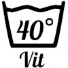 Väggdekor - Tvättsymbol 40°