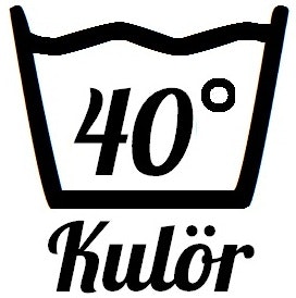 tvätt tvättsymbol tvättsymboler 40 grader dekor dekal klistermärke kulör kulörtvätt vit vittvätt svart svarttvätt väggdekor väggdekal