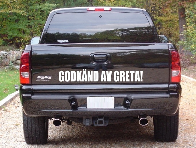 Dekal - GODKÄND AV GRETA!