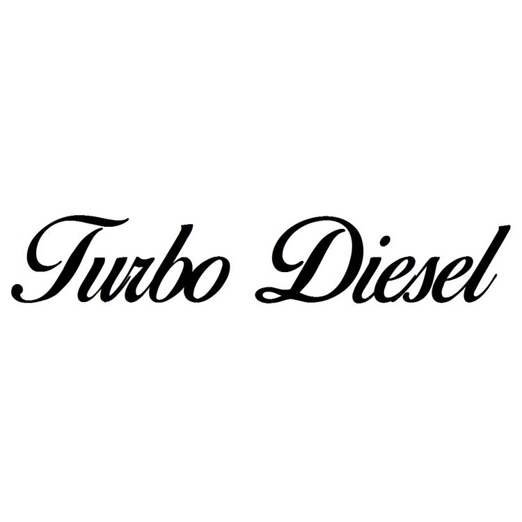 Dekal dekaler klistermärke turbo diesel