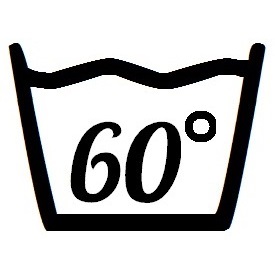 Väggdekor - Tvättsymbol 60°