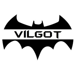 Dekal - Batman med namn