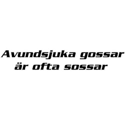 Dekal - Avundsjuka gossar är ofta sossar