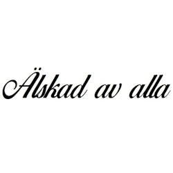 Dekal - Älskad av alla