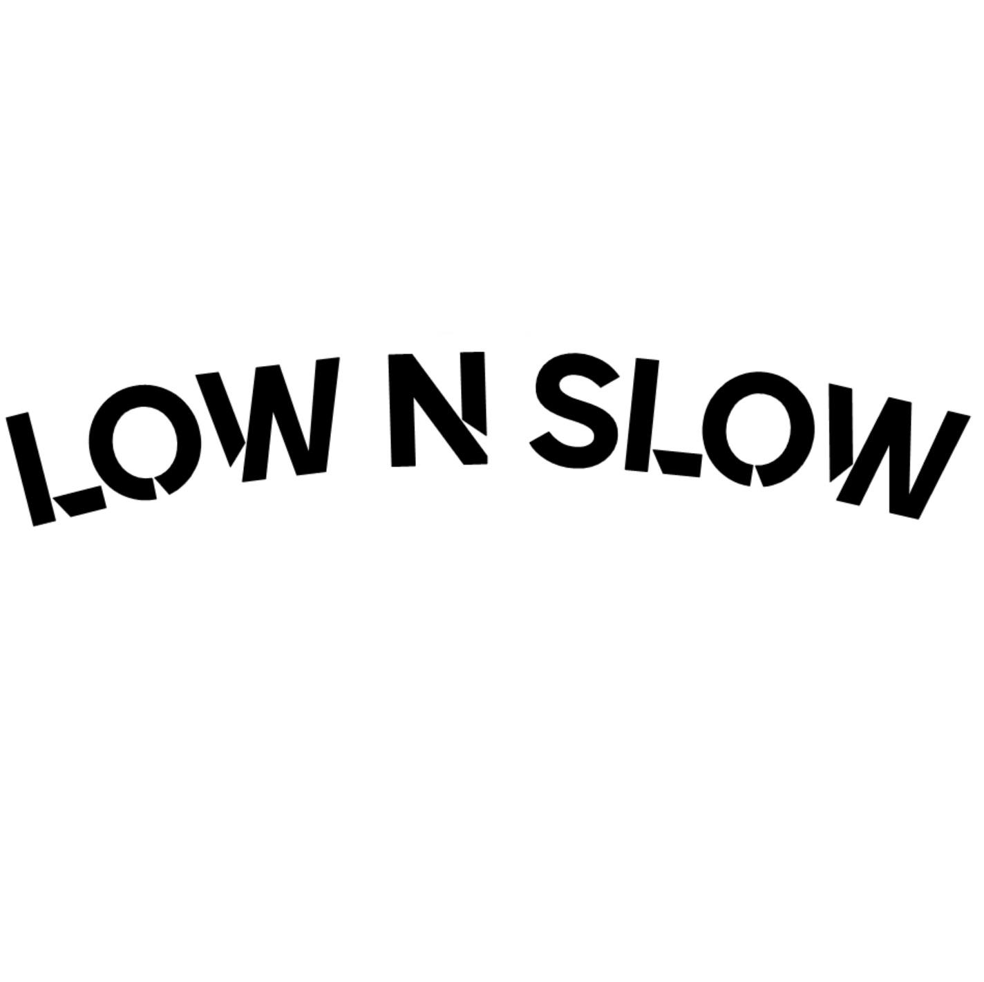 Dekal dekaler med texten low n slow passande på bil