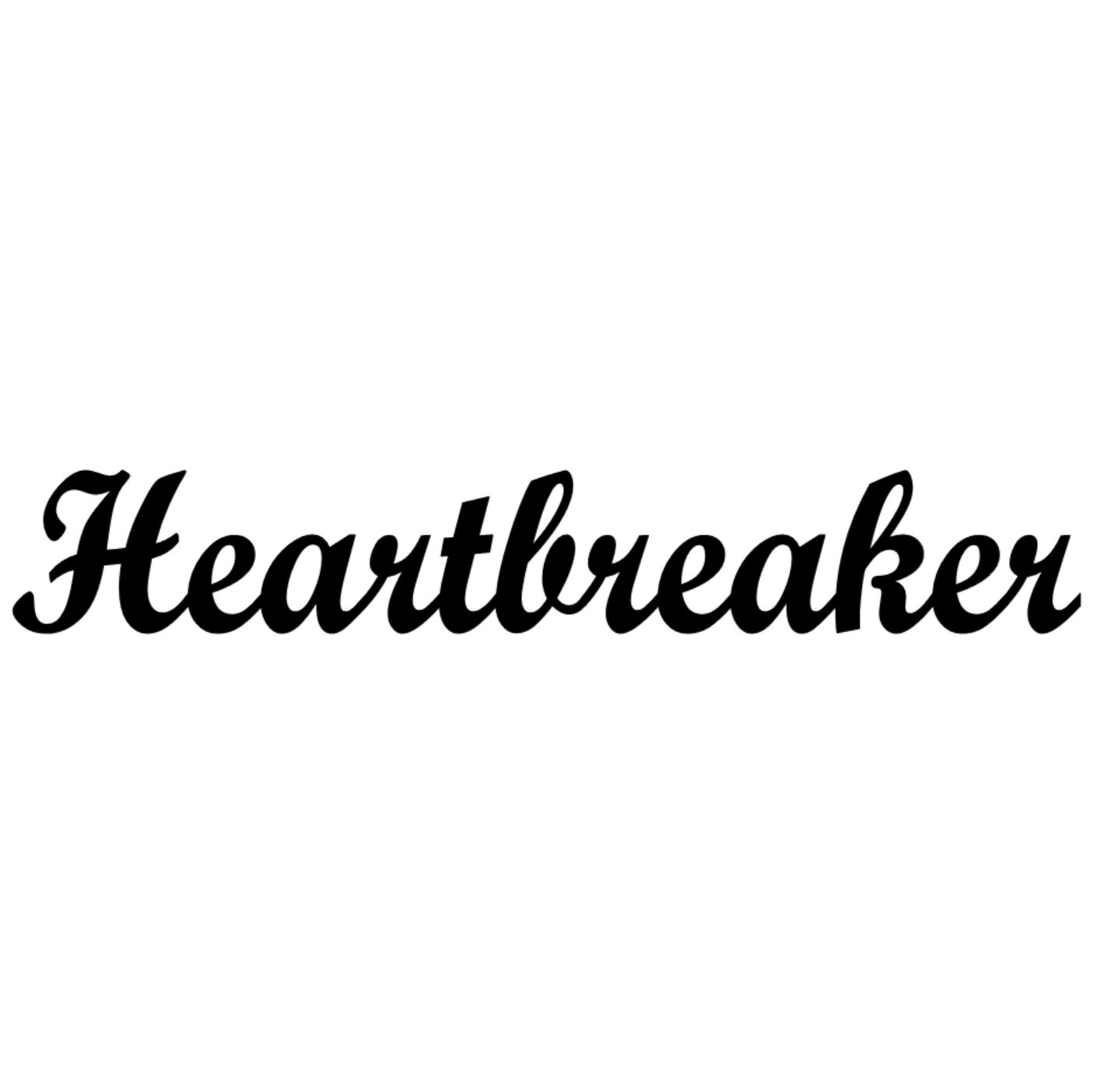 Dekal dekaler klistermärke   heartbreaker hjärtekrossare
