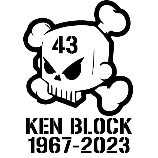 Dekal - KEN BLOCK 1967 - 2023