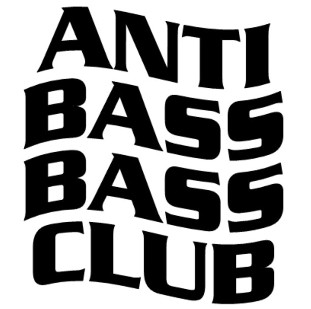 Dekal dekaler klistermärke anti bass bass club