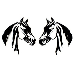 Dekor till hästtransport - Hästhuvud | Dubbel