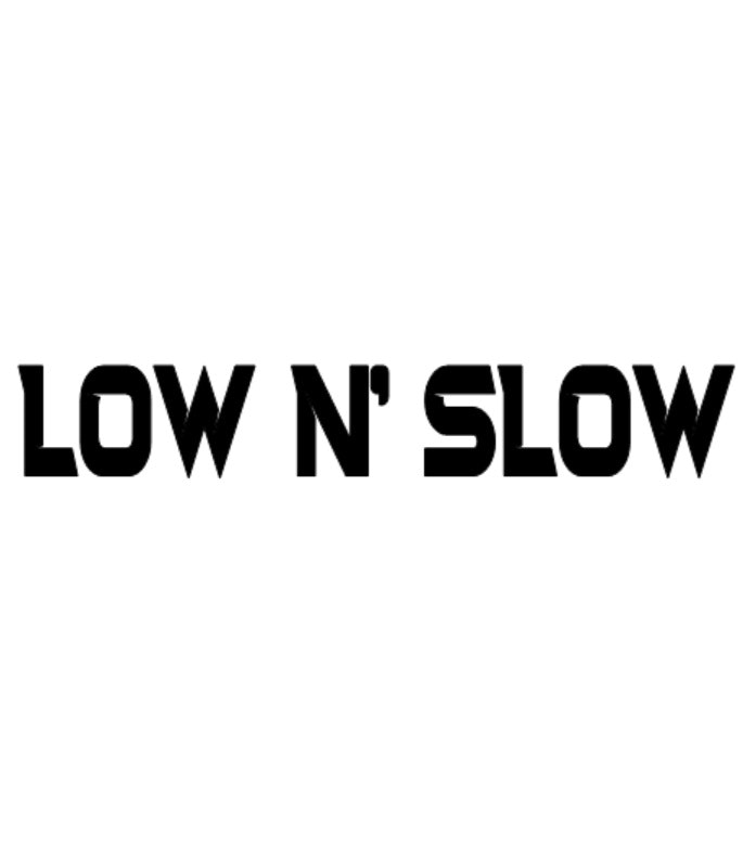 low n slow low and slow dekal dekaler klistermärke lowlife
