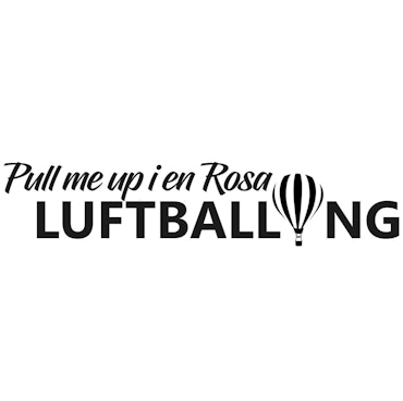 Dekal - Rosa Luftballong