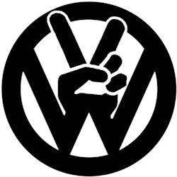 Dekal - VW peace