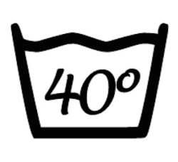 Väggdekor - Tvättsymbol 40°