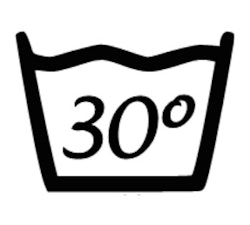 Väggdekor - Tvättsymbol 30°
