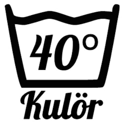 Väggdekor Tvättsymbol 40°