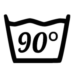 Väggdekor Tvättsymbol 90°