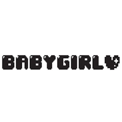 Dekal - BABYGIRL med hjärta