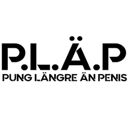 Dekal - PLÄP Vit  60x20 cm