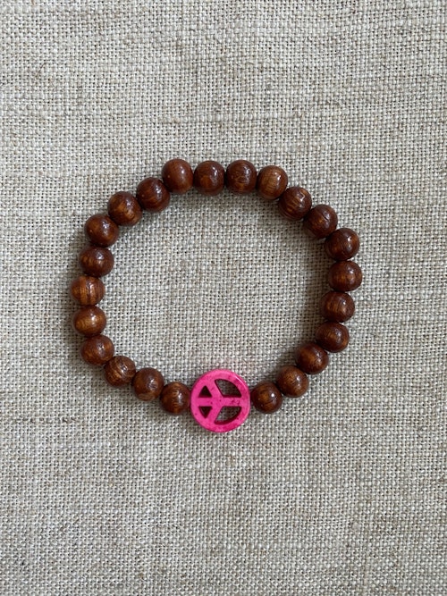 FYND – Armband, peace rosa