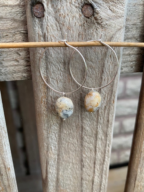 Örhängen – Dendrit opal