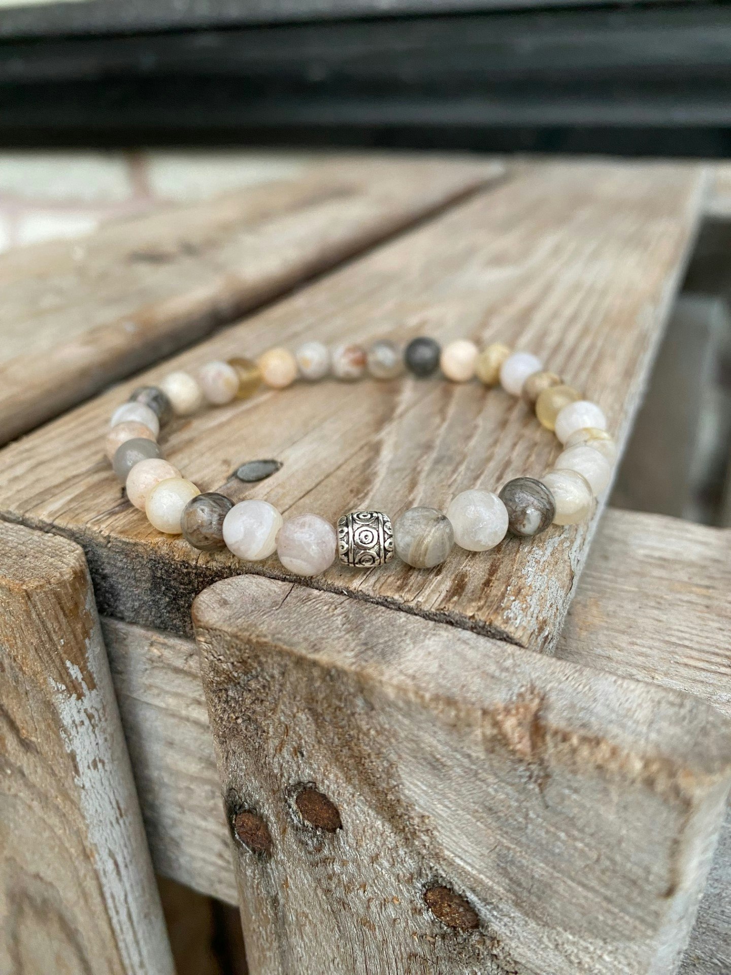 Armband – Bambuagat & silverpärla