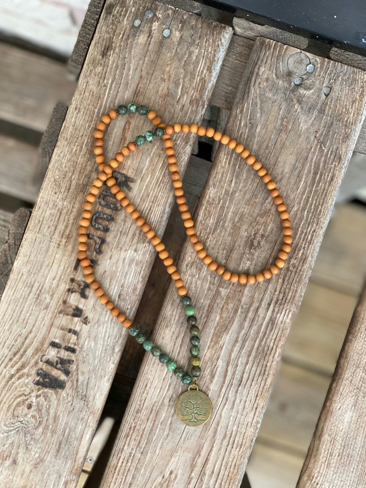 Långt halsband – Tree of life