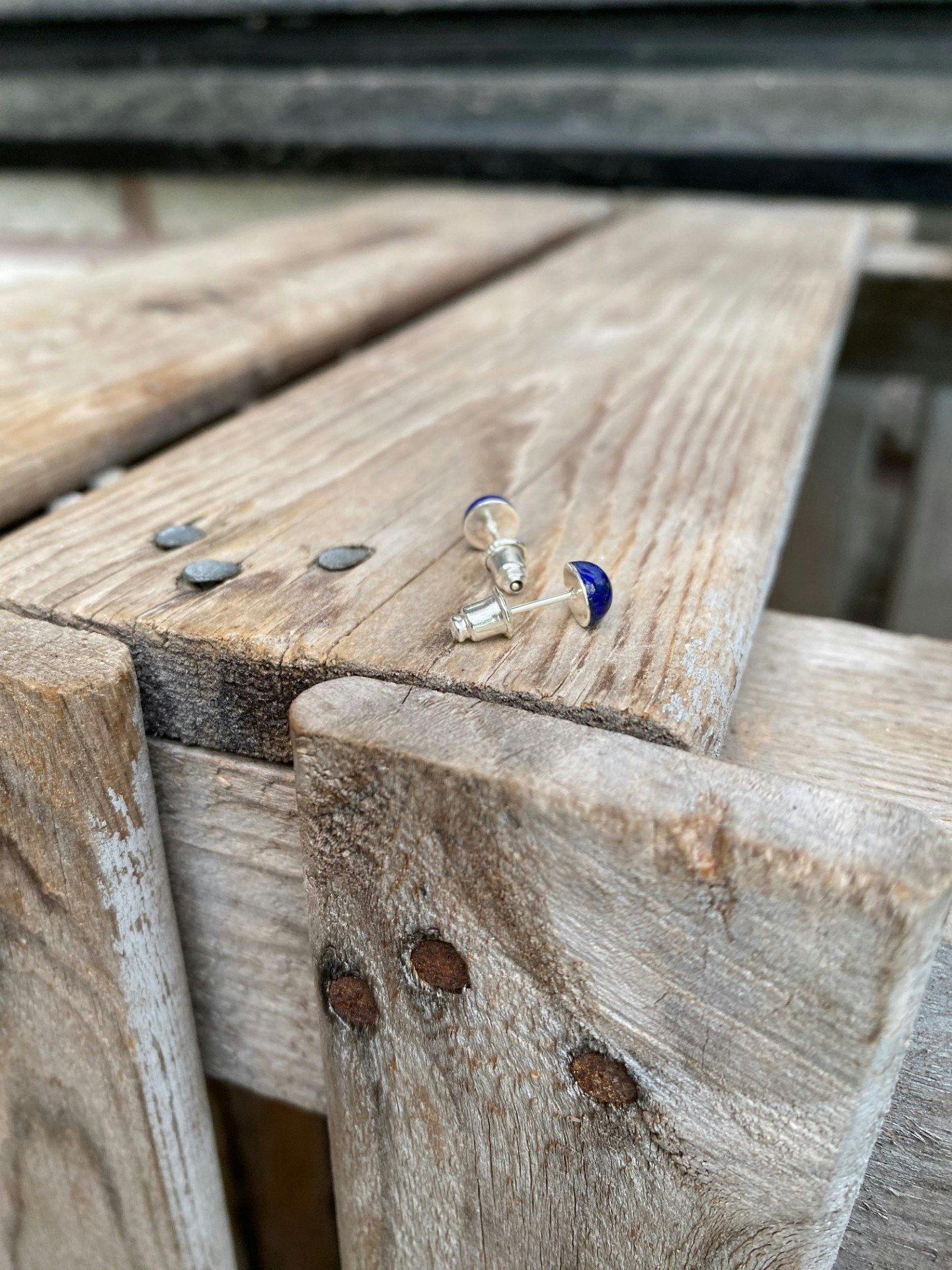 Stiftörhängen – Lapis