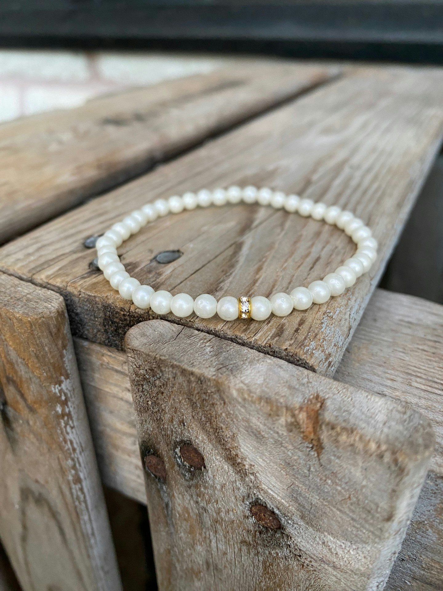 Armband – Snäckskal, 4 mm