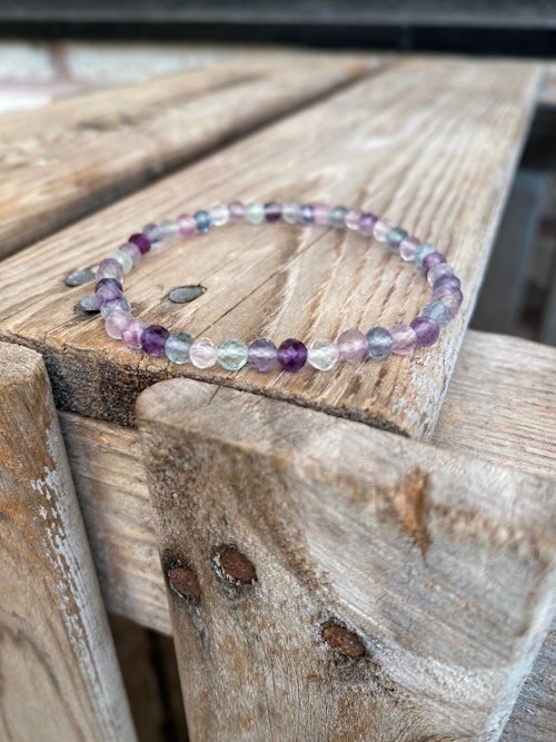 Armband – Facetterad fluorit