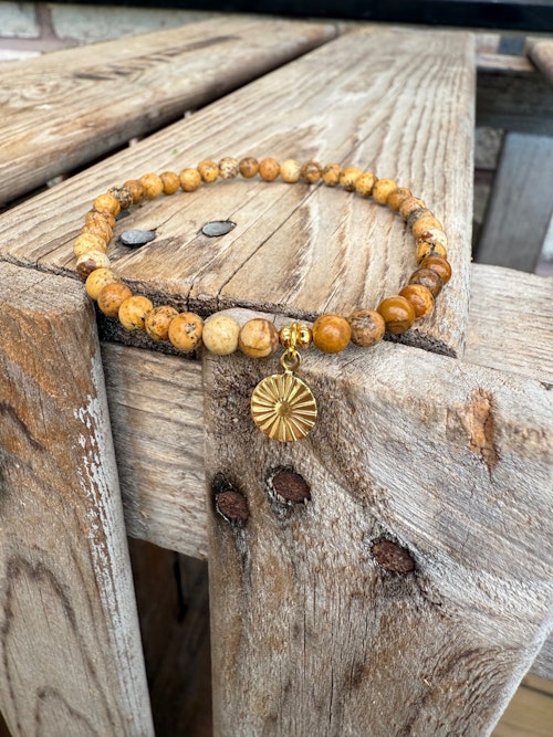 Armband – Bildjaspis med berlock