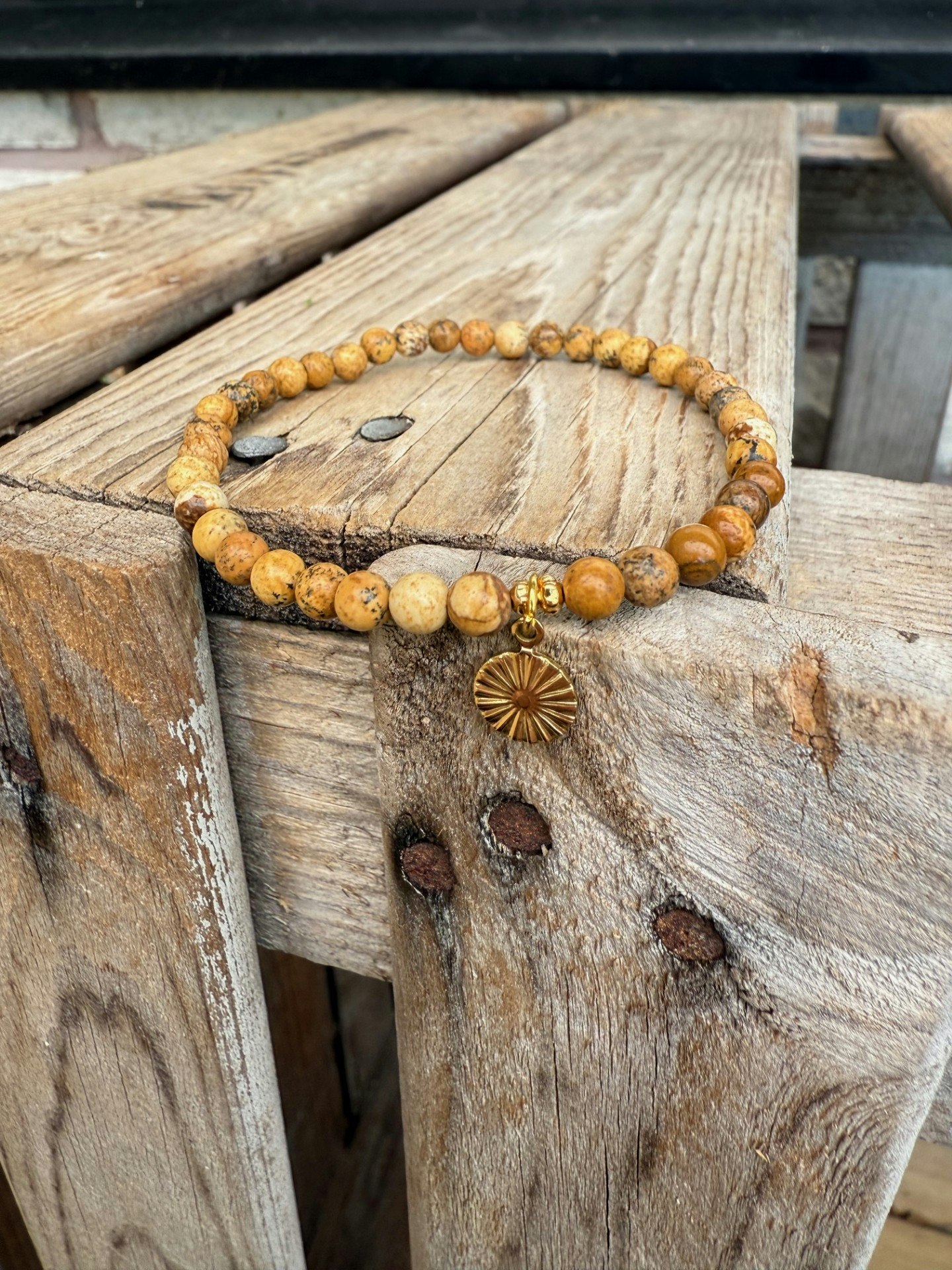 Armband – Bildjaspis med berlock