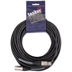 Tasker XLR Kabel Pro 10m Proffskabel