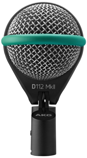 AKG D112 MkII, dyn basmikrofon, integrerad hållare