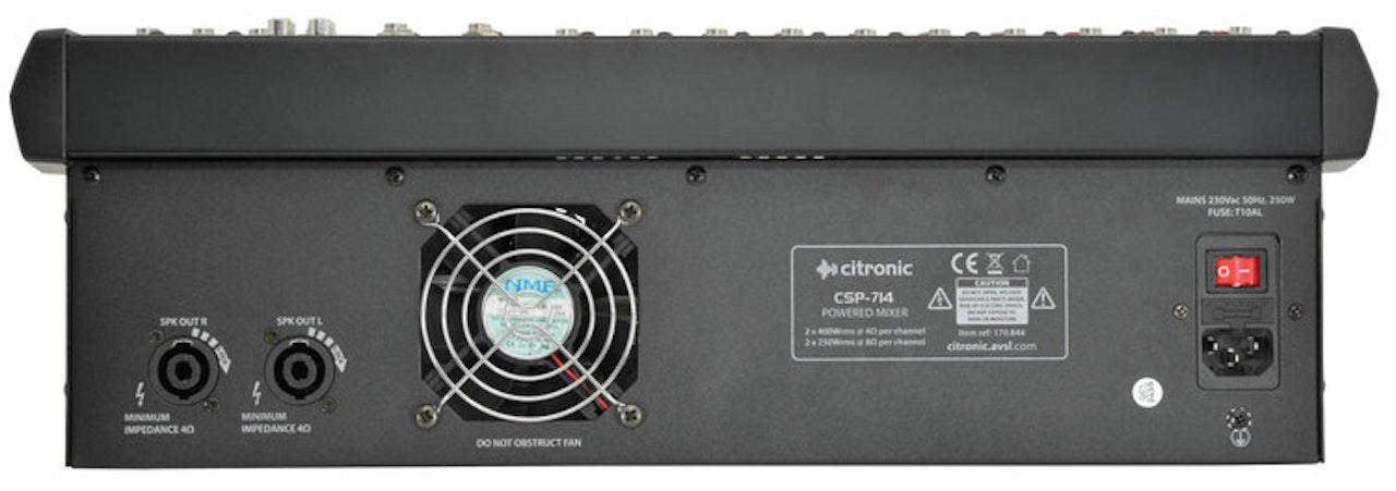 Citronic | CSP-714 - PWR-mixer 48V