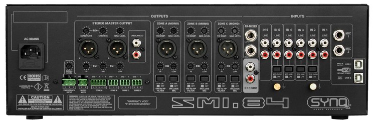Synq SMI 84 - Zone mixer