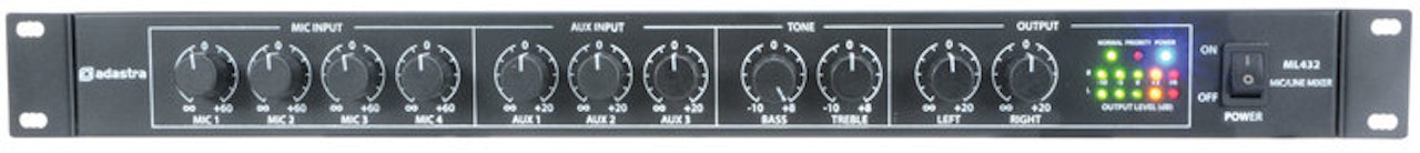 Adastra | ML432 - Rack Mixer