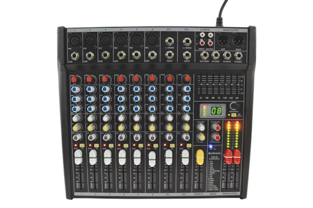 Citronic | CSL-10 - Mixerbord med Inbyggda Effekter och XLR-utgångar