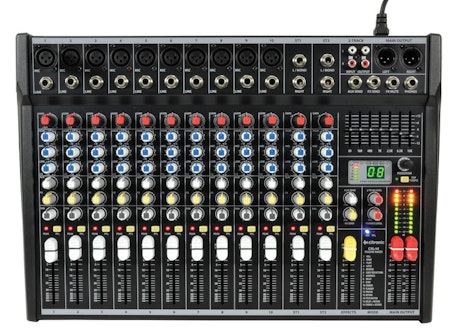 Citronic | CSL-14 - Mixerbord med Inbyggda Effekter och XLR-Utgångar