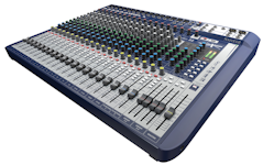 Soundcraft Signature 22, 22-kanals mixer m FX, USB 2/2