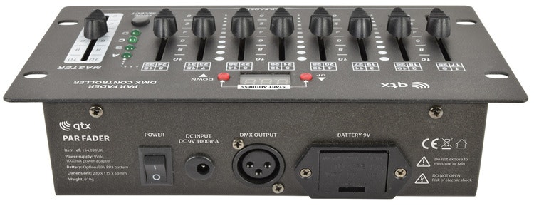 QTX | PAR Fader DMX Lighting Controller 32ch