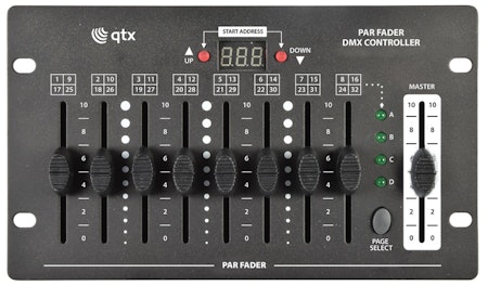 QTX | PAR Fader DMX Lighting Controller 32ch