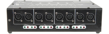 QTX | DMX-D8 DMX Splitter 8-vägs